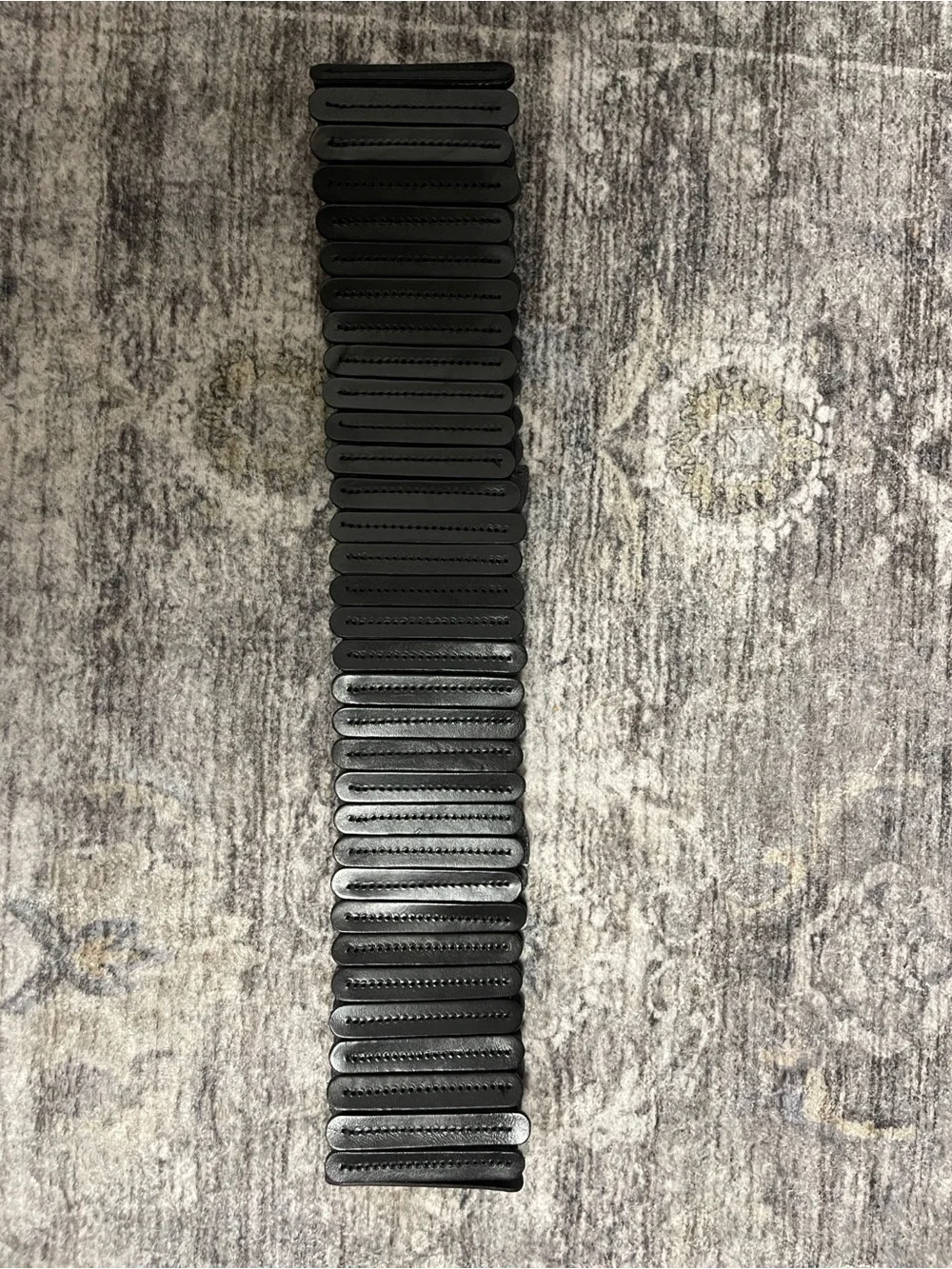 Anthropologie Tabitha Stretch Black Corset Belt